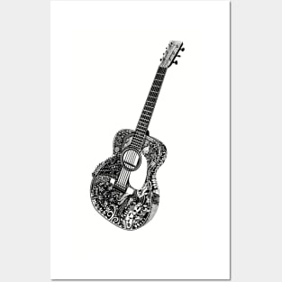 Best Acoustic Air Guitar Posters and Art